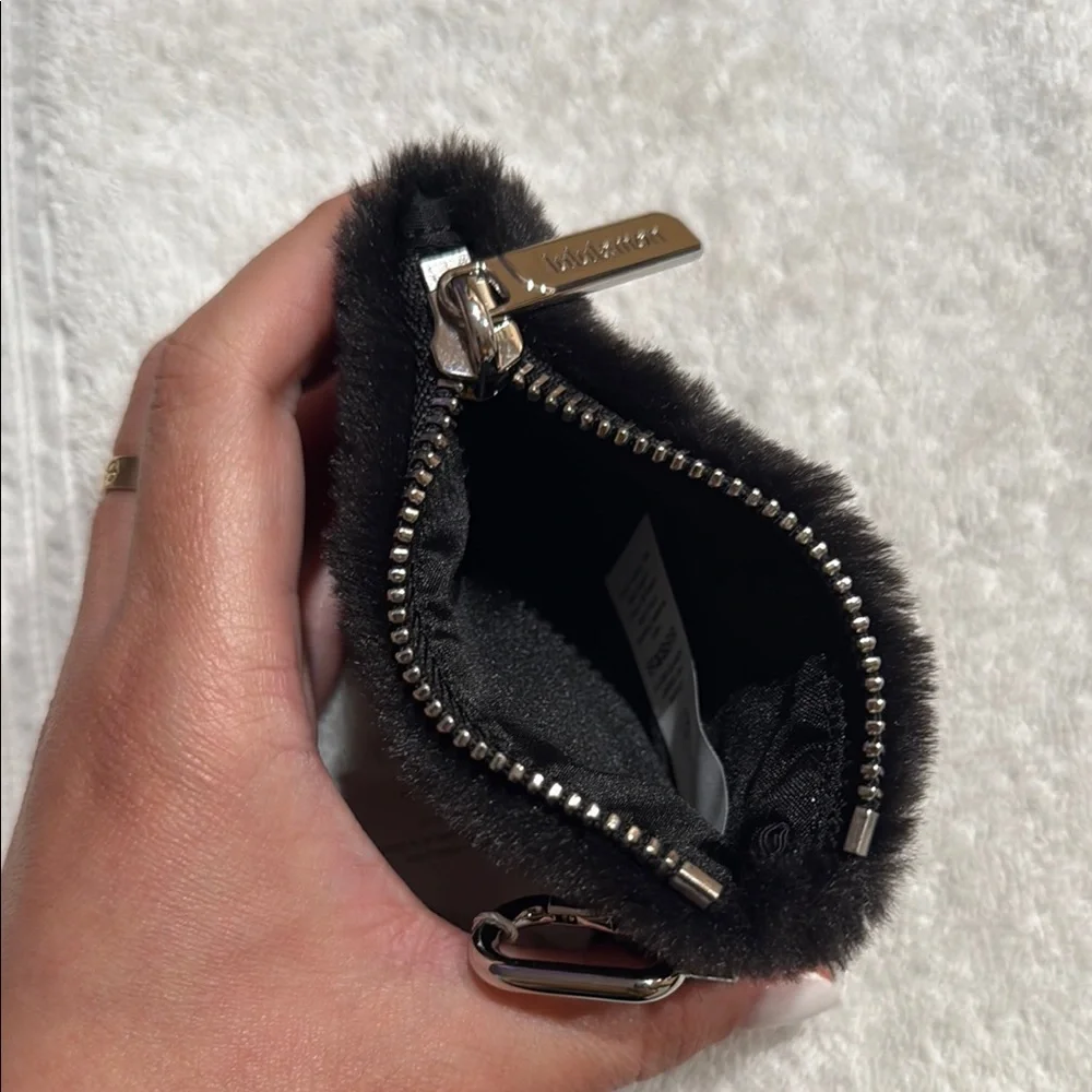 Lululemon Black Furry Keychain Pouch - Picture 3 of 4